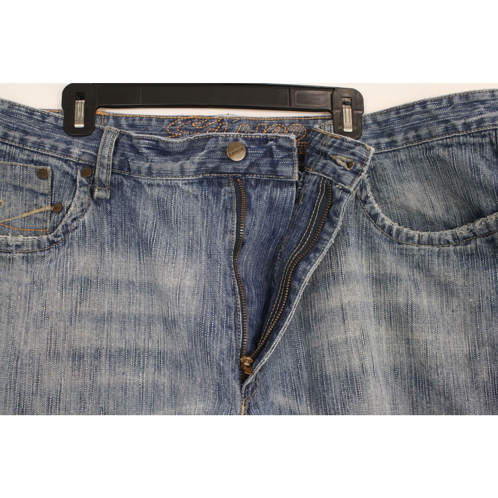 Enyce × Vintage Y2K Enyce Jeans 44x32 Baggy Wide Leg Embroidered Hip Hop Size US 44 / EU 60 - 11 Thumbnail