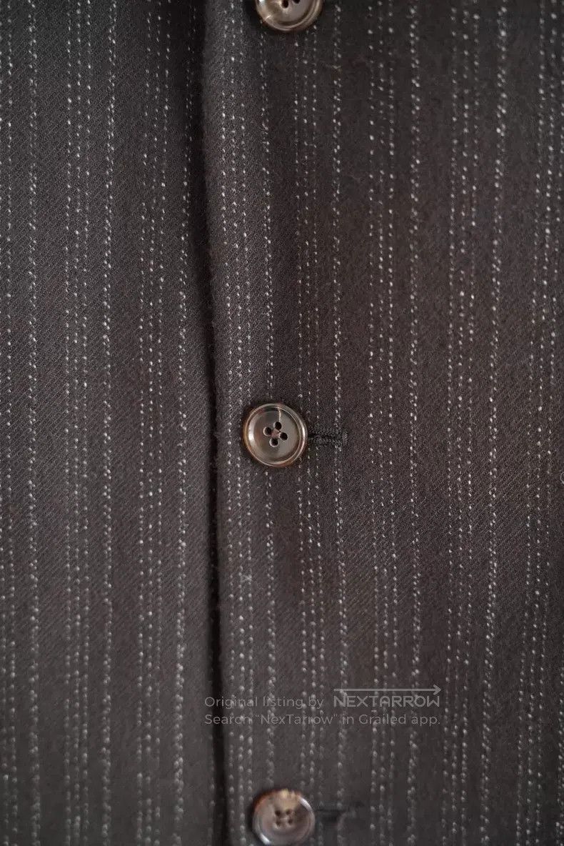 Yohji Yamamoto Yohji Yamamoto size 3 00s dotted wool linen brown and black Size 38R - 5 Thumbnail