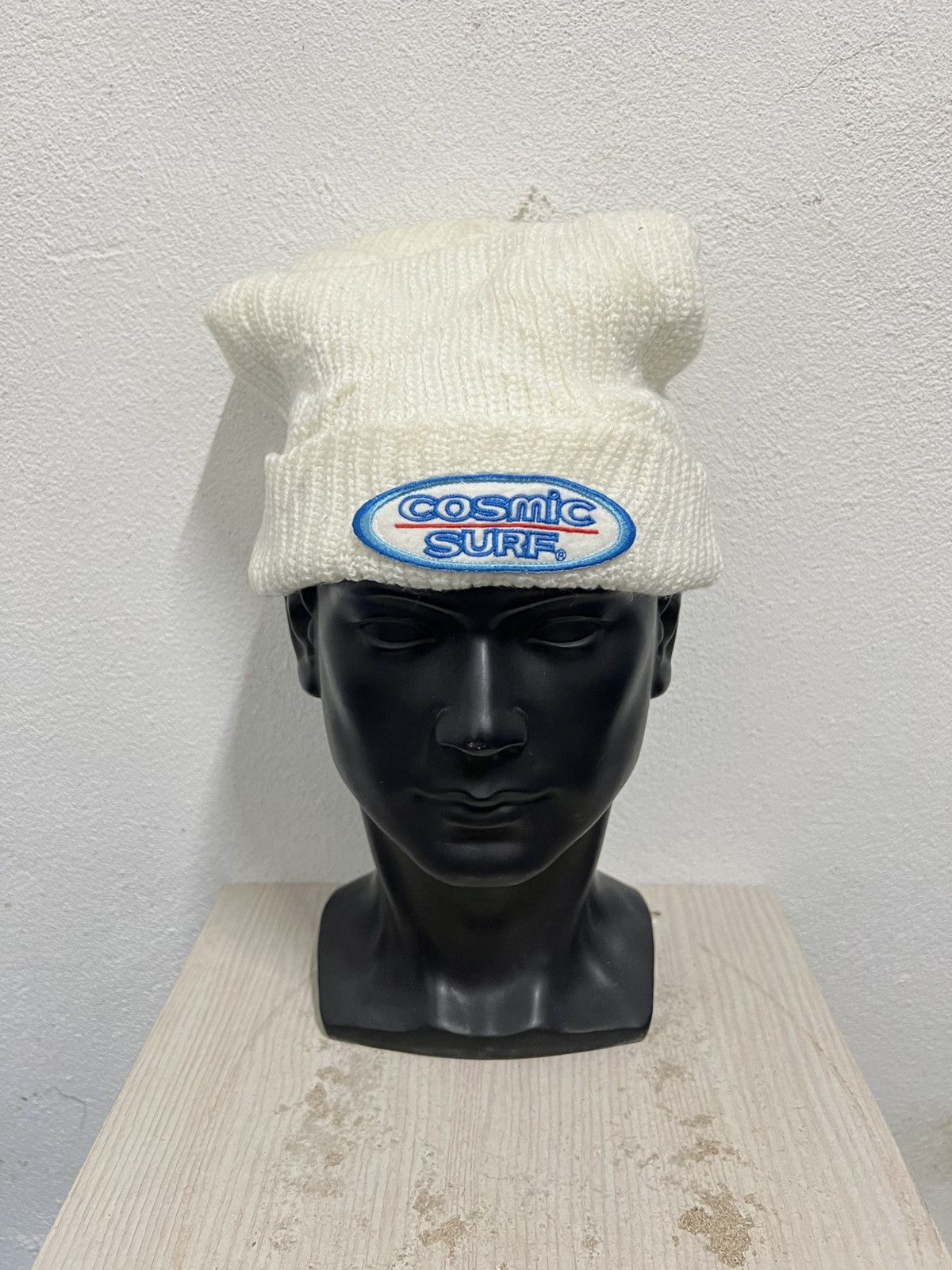Vintage Vintage Cosmic Surf Spell Out Beanie Hat Size ONE SIZE - 2 Thumbnail