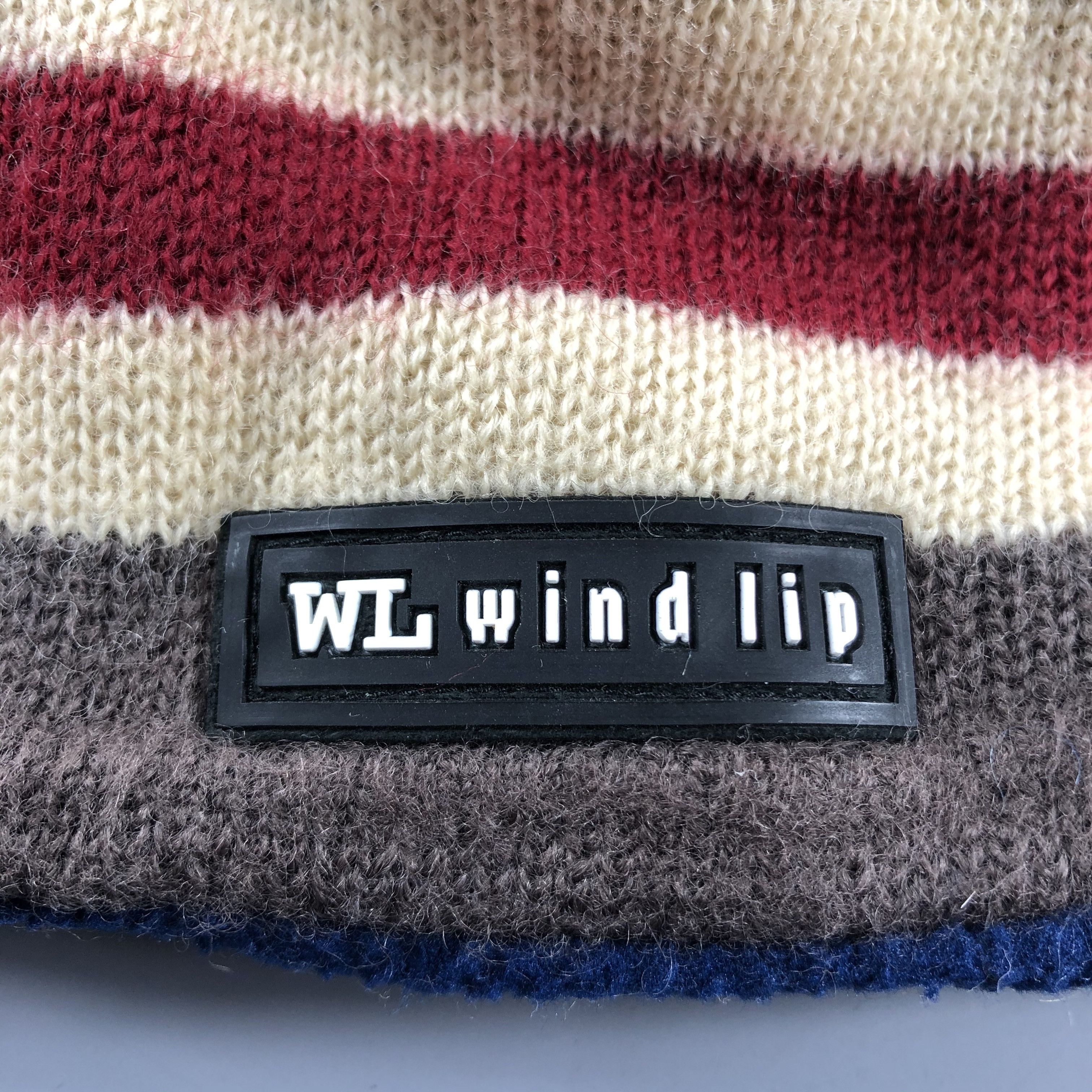 Japanese Brand × Other × Vintage WL Wind Lip Cuffless Beanie Snow Hat Snow Cap -D277 Size ONE SIZE - 5 Thumbnail