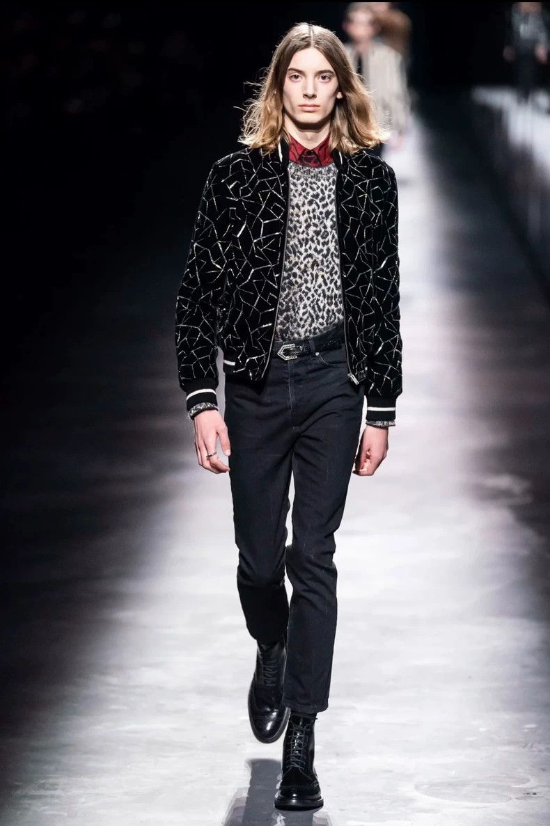 Yves Saint Laurent Saint Laurent 19 FW catwalk style sequin tube embellished v Size US S / EU 44-46 / 1 - 8 Thumbnail