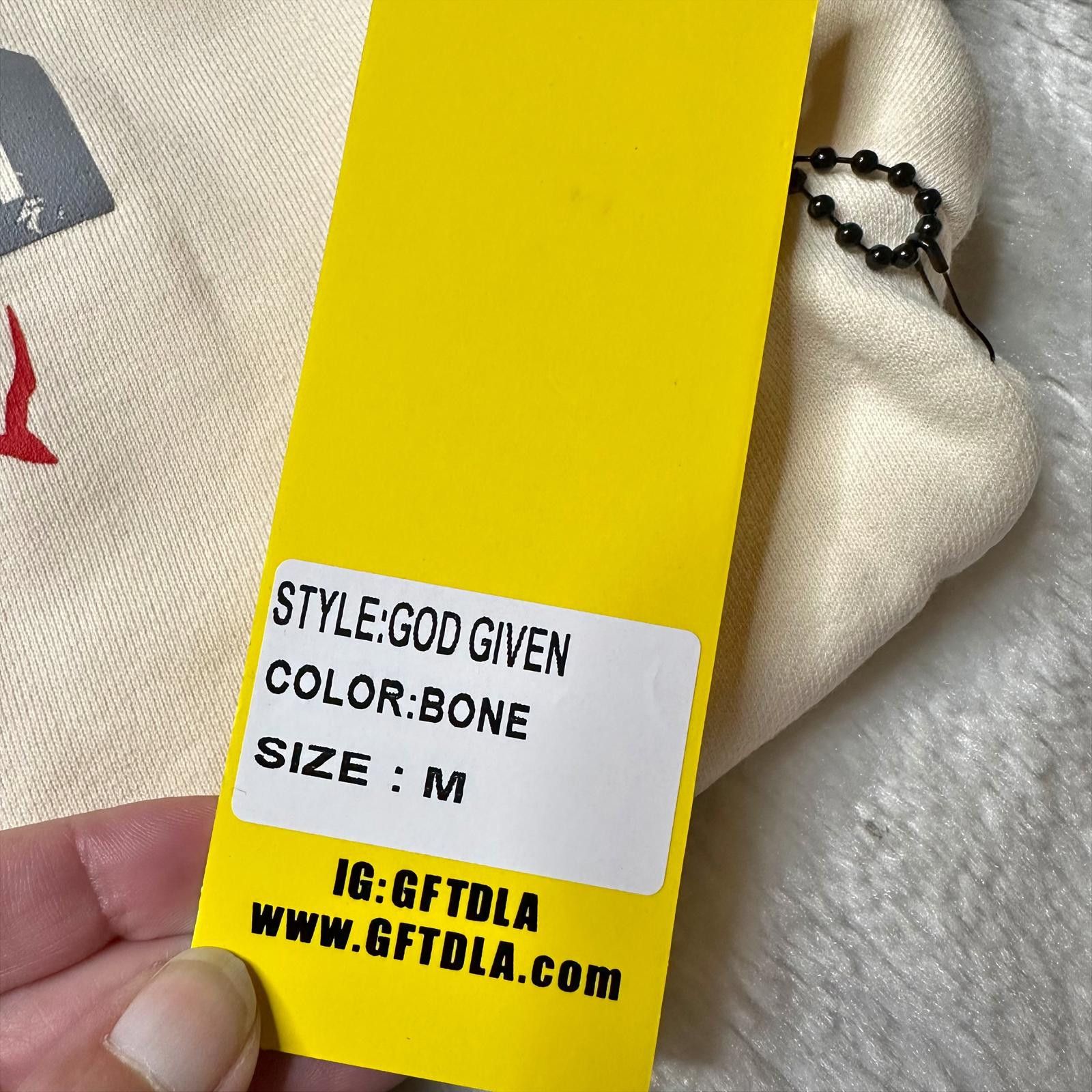 Other NWT GFTD LA Gifted God Given Revolution Hoodie Cream Mens M Size US M / EU 48-50 / 2 - 6 Thumbnail