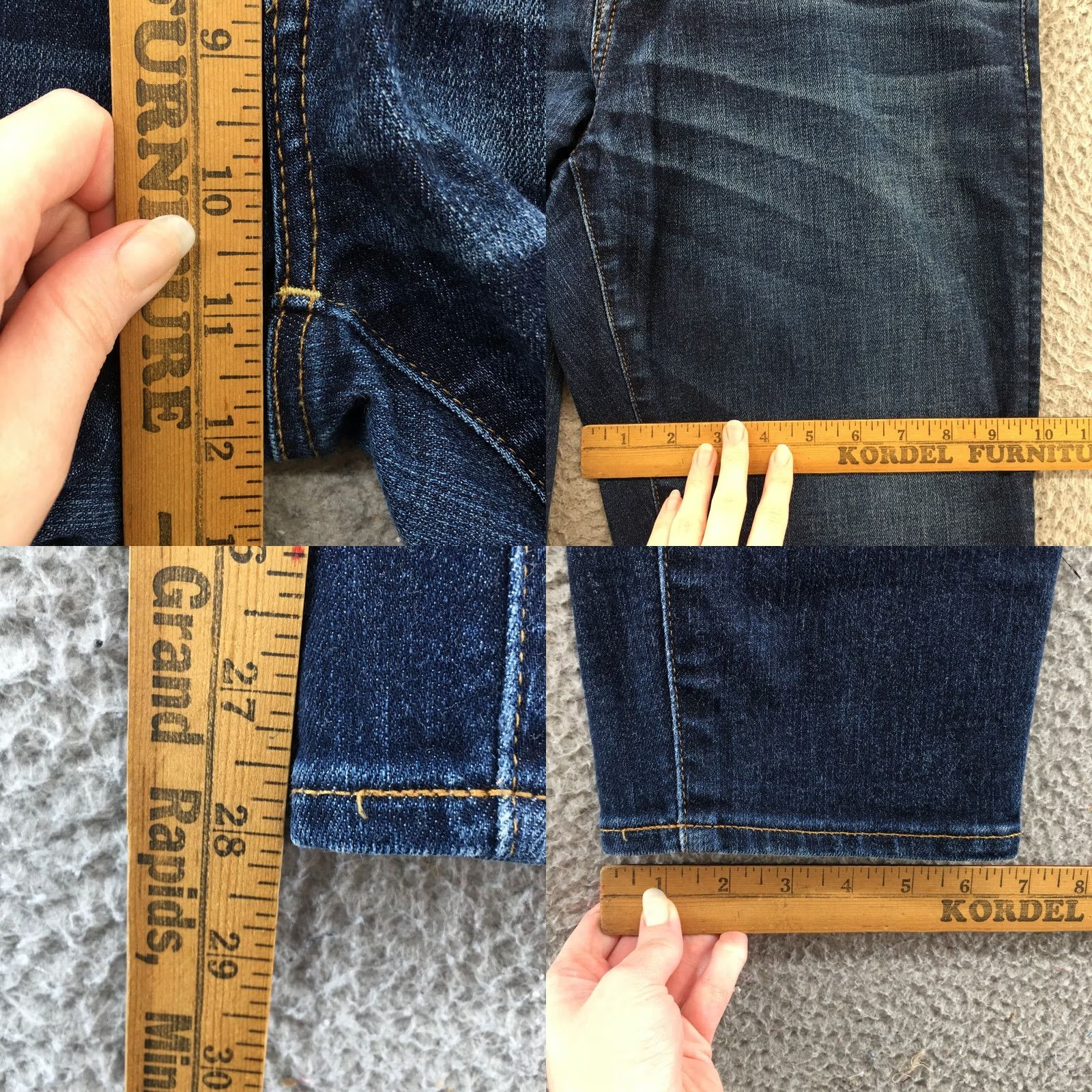 American Eagle Outfitters American Eagle Outfitters Jeans Mens 31x30 Blue Denim Athletic Tapered 5-Pocket Stretch Cotton Standard Regular Mens Size US 31 - 8 Thumbnail