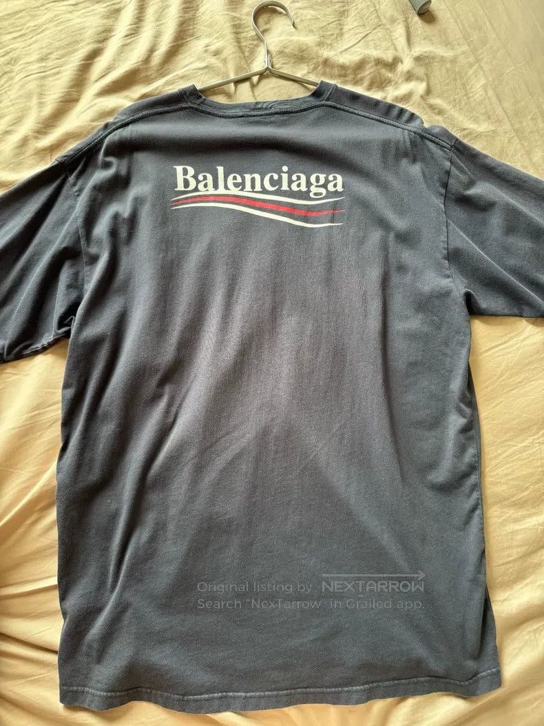 Balenciaga Balenciaga Coca-Cola T-Shirt M Size Navy Blue Size US M / EU 48-50 / 2 - 8 Thumbnail