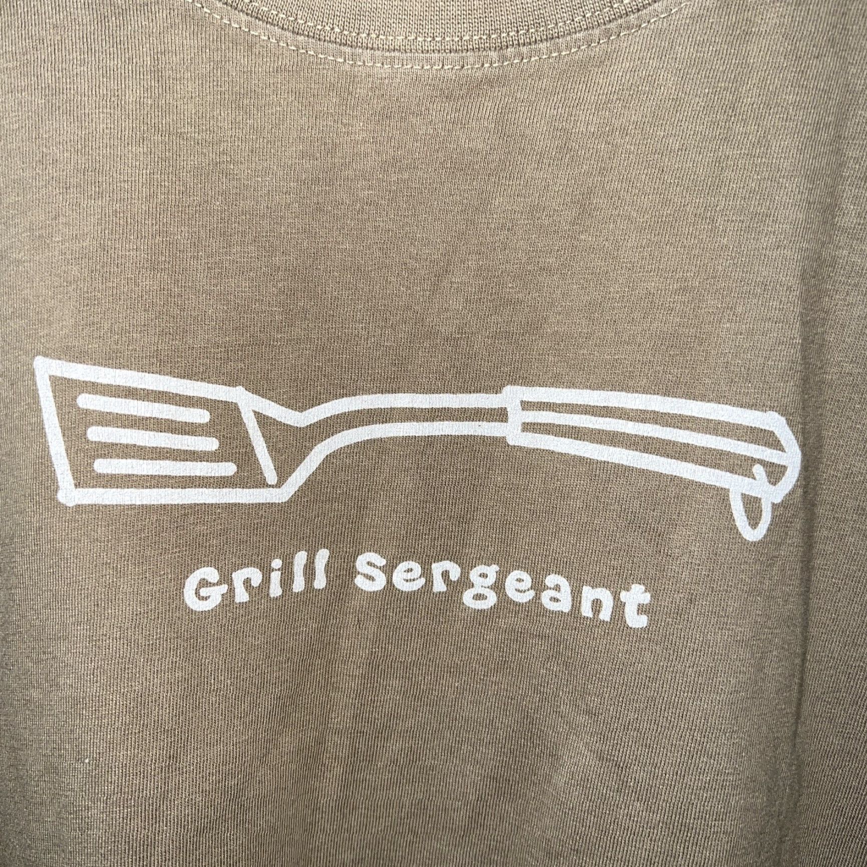 Life is Good VINTAGE Life Is Good T-Shirt Men’s Size L Brown Grill Sergeant Casual Clothing Size US L / EU 52-54 / 3 - 3 Thumbnail
