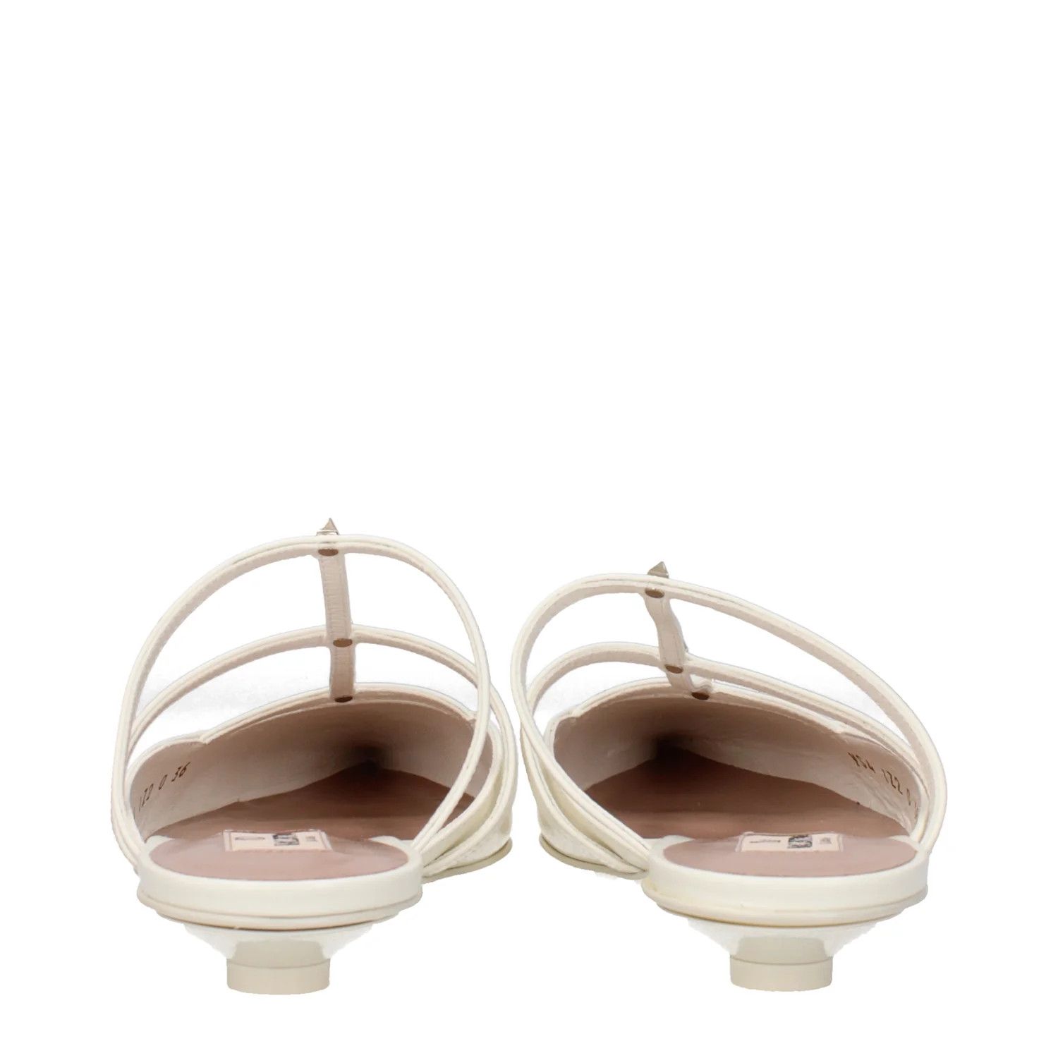 Valentino ob1o1e1224 Leather Sandals in Beige Size US 10 / IT 40 - 4 Thumbnail