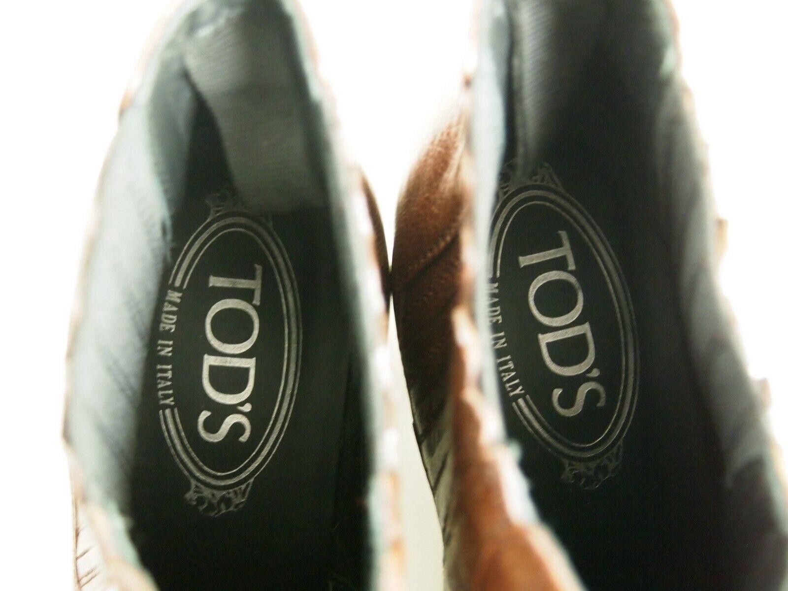 Tod's Tod's Western Boos Brown Burgundy Leather US 8.5 EU 38.5 Size US 8.5 / IT 38.5 - 9 Thumbnail