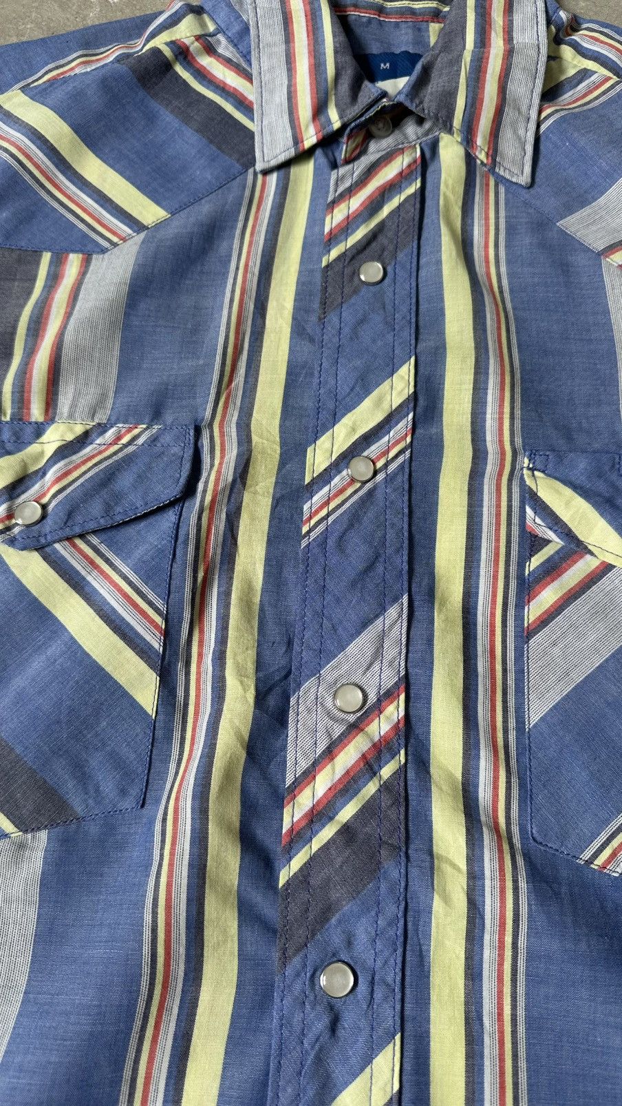 Wrangler VINTAGE 90S WRANGLER WRENCHER PERAL SNAP SHIRT Size US M / EU 48-50 / 2 - 4 Thumbnail