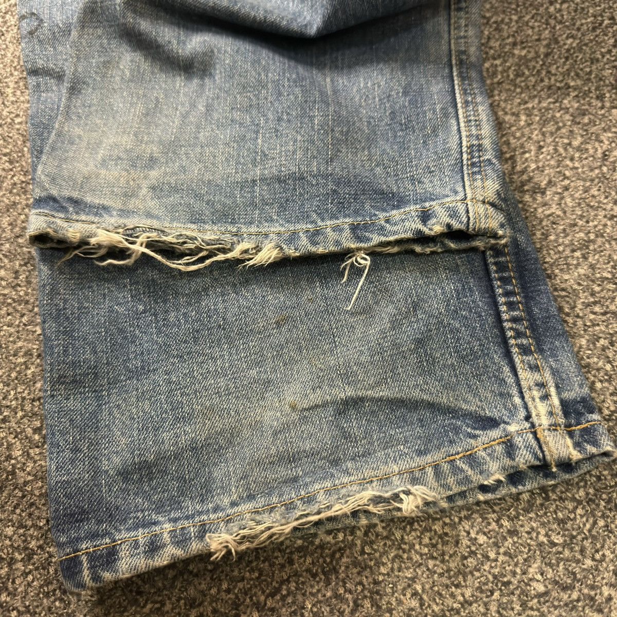 RRL Ralph Lauren Vintage Ralph Lauren C5 Freemont Carpenter Distressed Denim Size US 32 / EU 48 - 13 Thumbnail