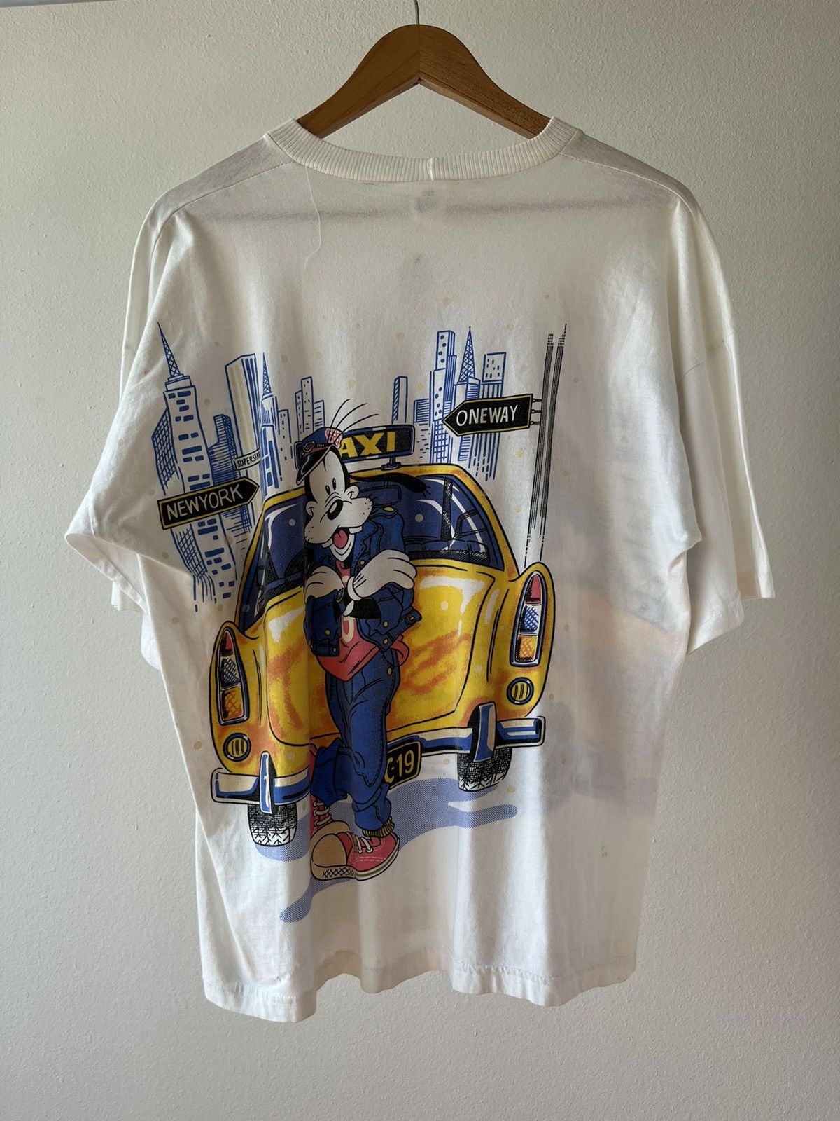 Vintage Goofy Taxi Driver New York Single Stitch Size US L / EU 52-54 / 3 - 10 Thumbnail