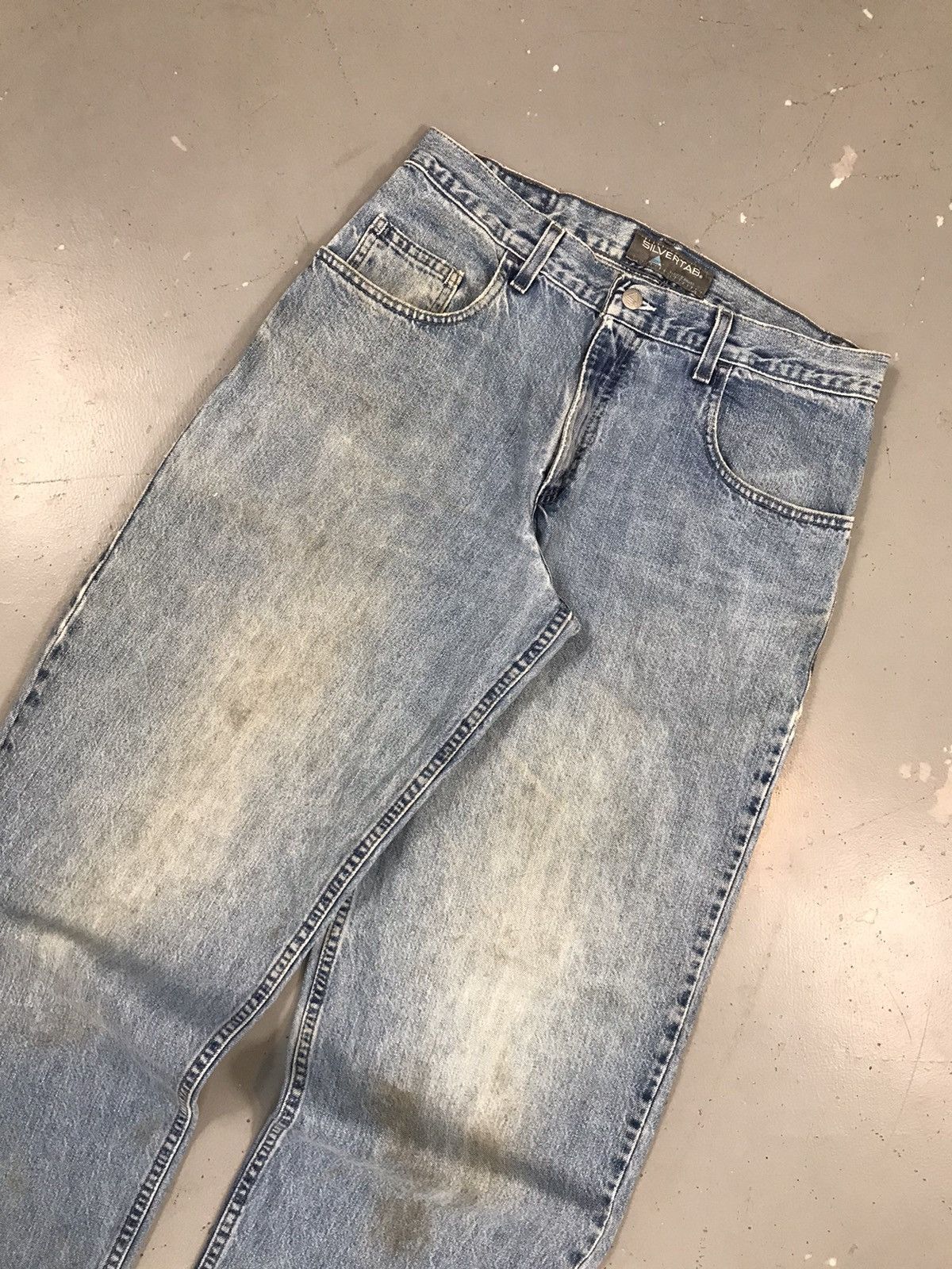 Carhartt × Vintage Vintage Levi’s Strauss & co. silver tab loose fit denim Size US 32 / EU 48 - 5 Thumbnail