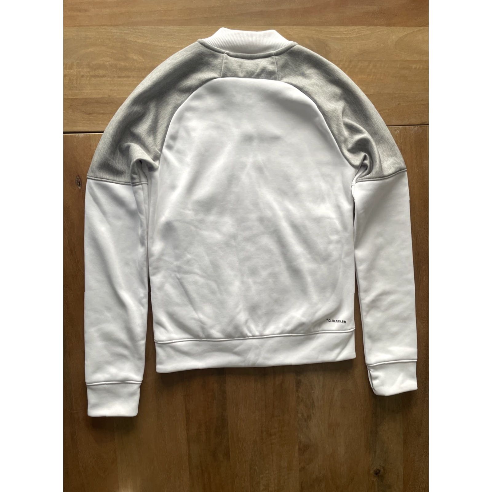 Adidas Adidas Warmup Jacket Women's XS White Full Zip Climawarm Soccer Football Activewear Mock Neck Long Sleeve Size XS / US 0-2 / IT 36-38 - 2 Thumbnail
