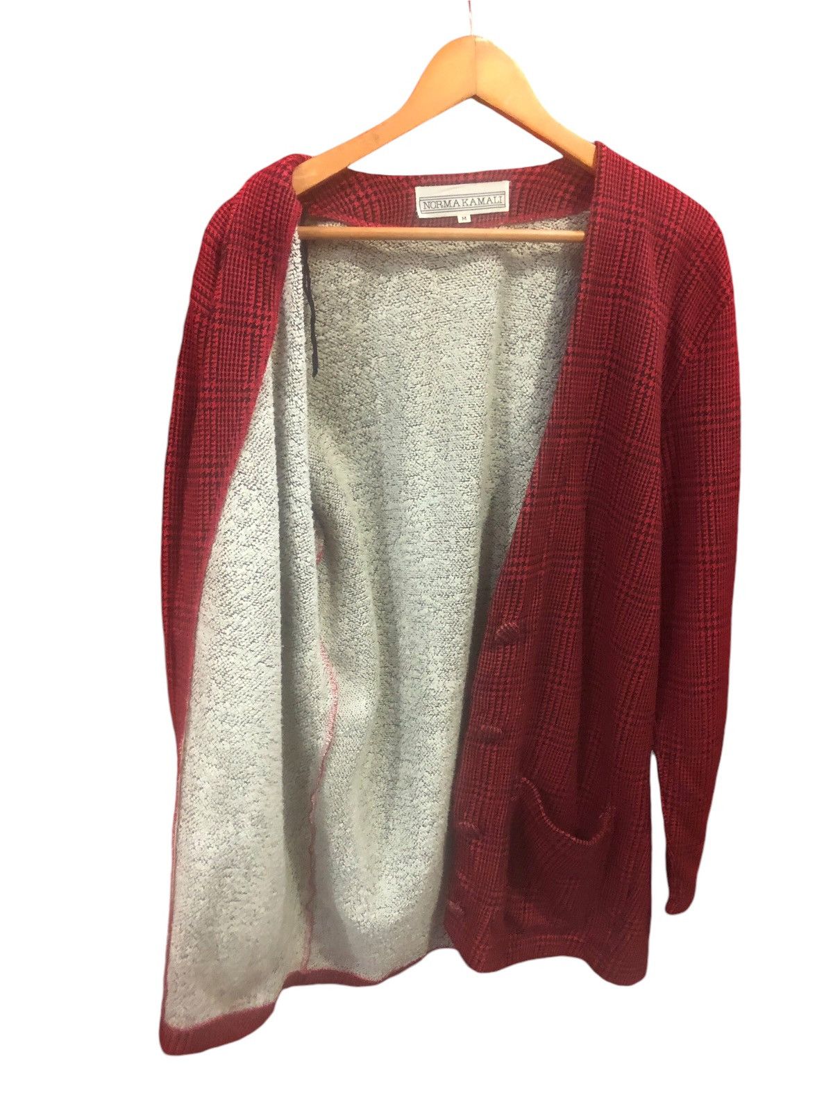 Norma Kamali × Vintage Nice!!Vintage Norma Kamali Red Jacket Size M / US 6-8 / IT 42-44 - 6 Thumbnail
