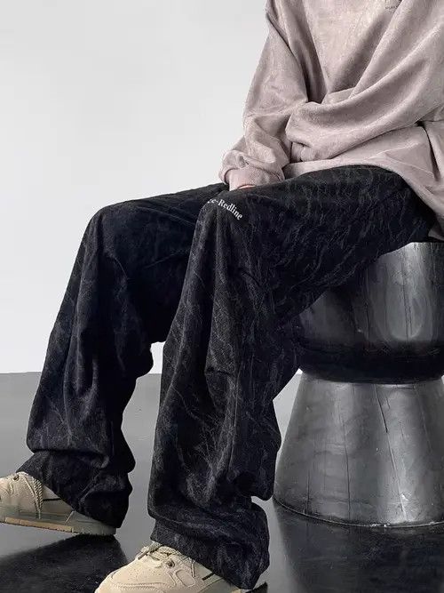 Japanese Brand Etsuko x Mita Black High Street Vintage Loose Casual Pants Size US 32 / EU 48 - 2 Thumbnail