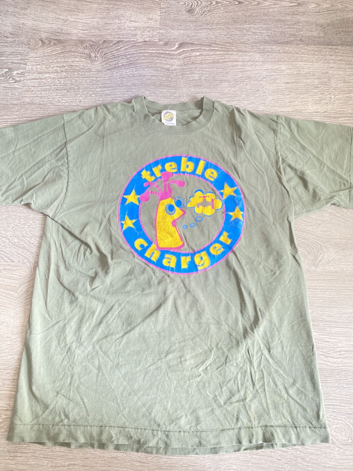 Vintage RARE “Treble Charger” Pop-Punk Band Tee Size US XL / EU 56 / 4 - 2 Thumbnail