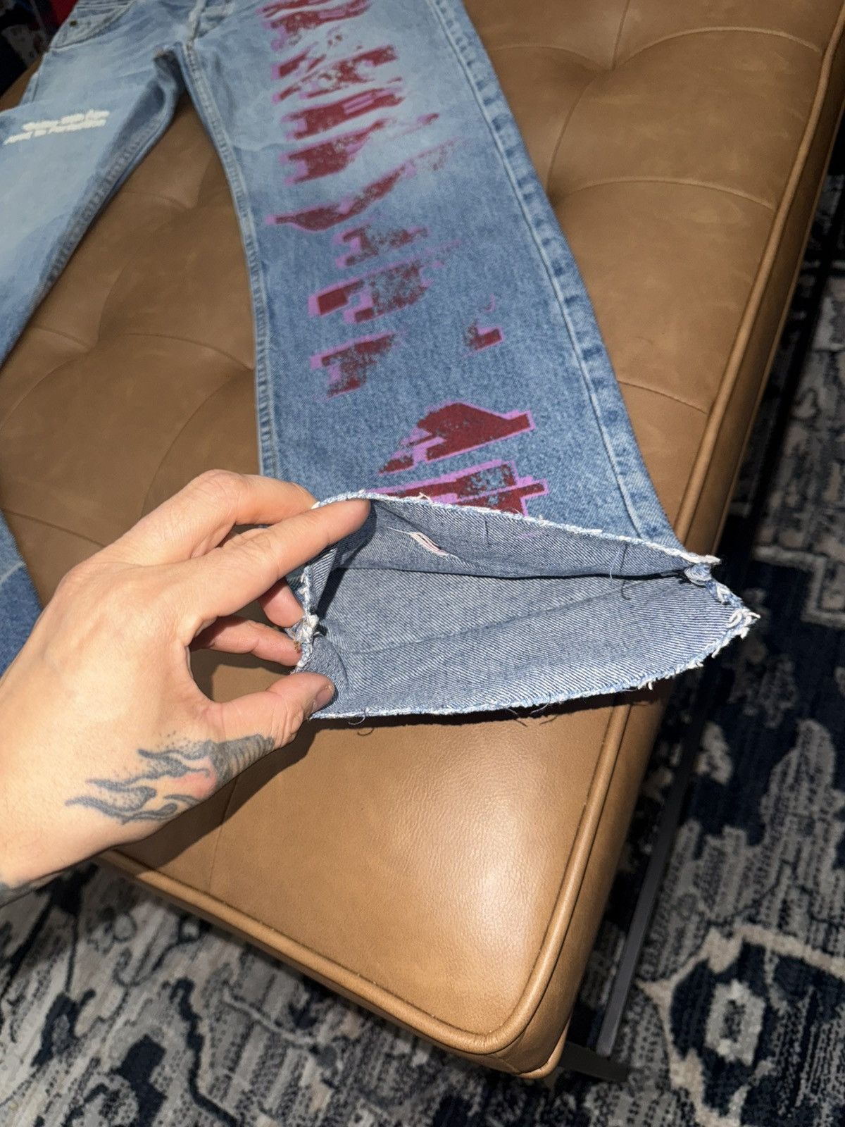 Better With Age Better with age logo jeans Size US 32 / EU 48 - 5 Thumbnail