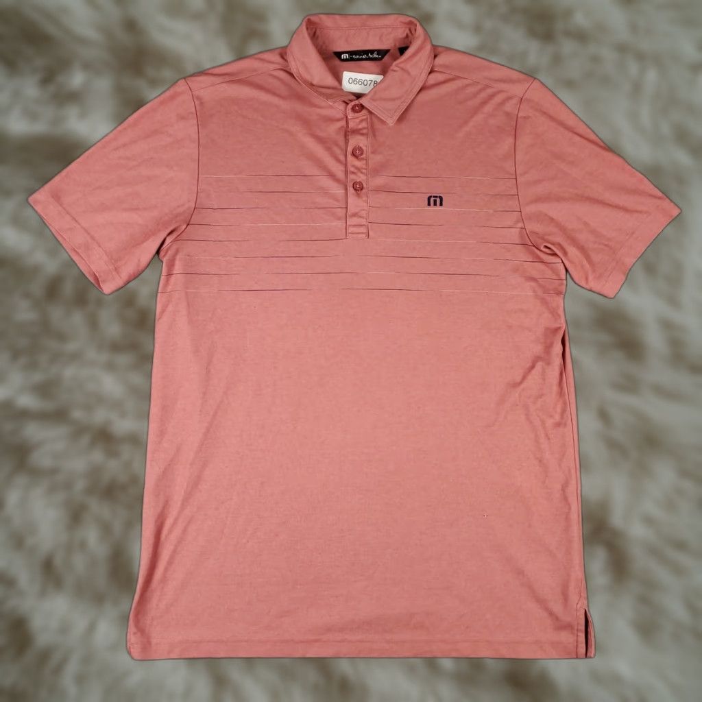 TravisMathew Travis Mathew Polo Shirt Mens Size Medium Red Golf Short Sleeve Shirt Size US M / EU 48-50 / 2 - 1 Thumbnail