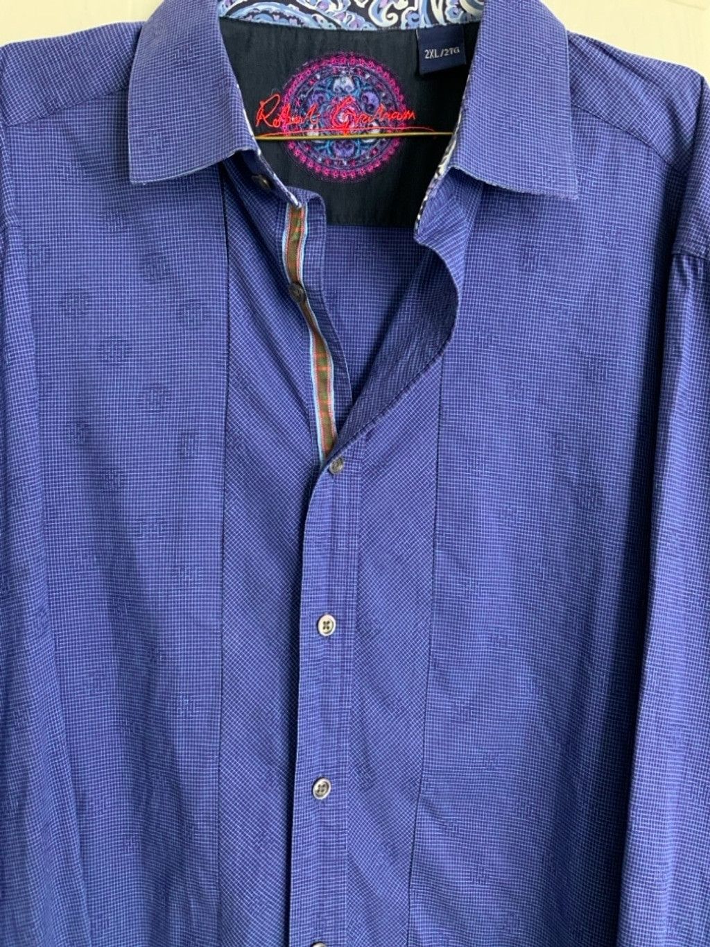 Robert Graham Robert Graham Shirt, 2XL, Blue NWOT Size US XL / EU 56 / 4 - 1 Thumbnail