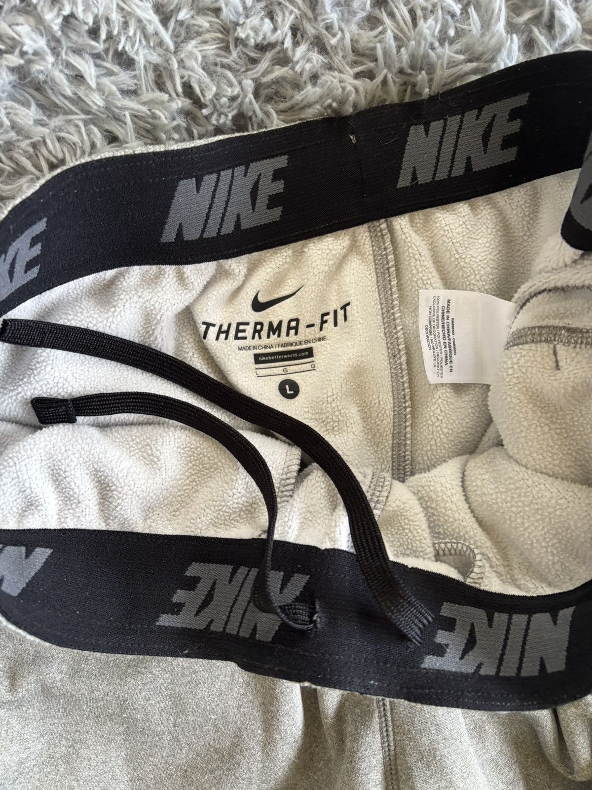 Nike Grey Nike Thermafit Sweats Size US 36 / EU 52 - 7 Thumbnail