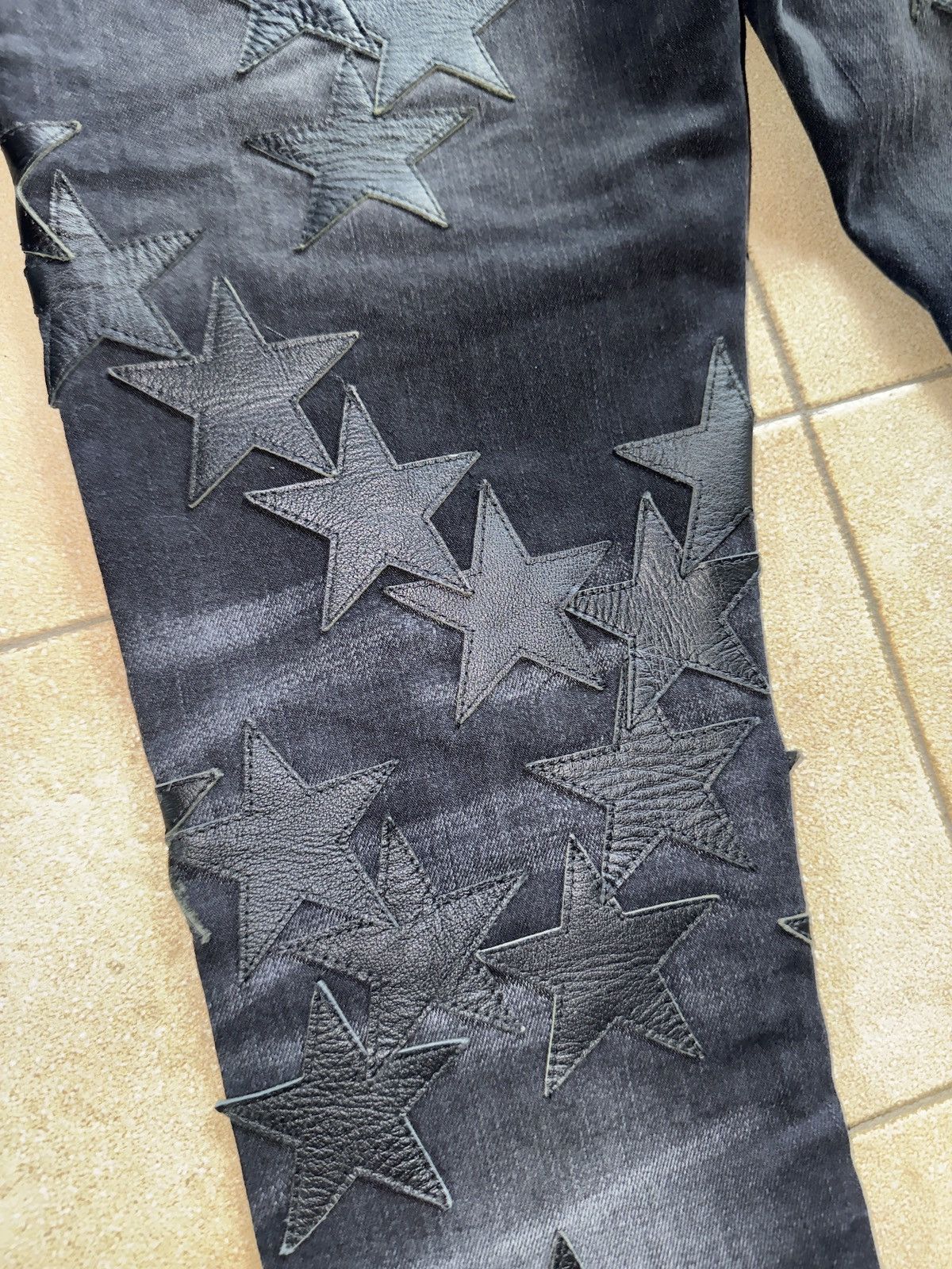 Amiri Amiri Chemist leather star aged jeans Size US 30 / EU 46 - 13 Thumbnail