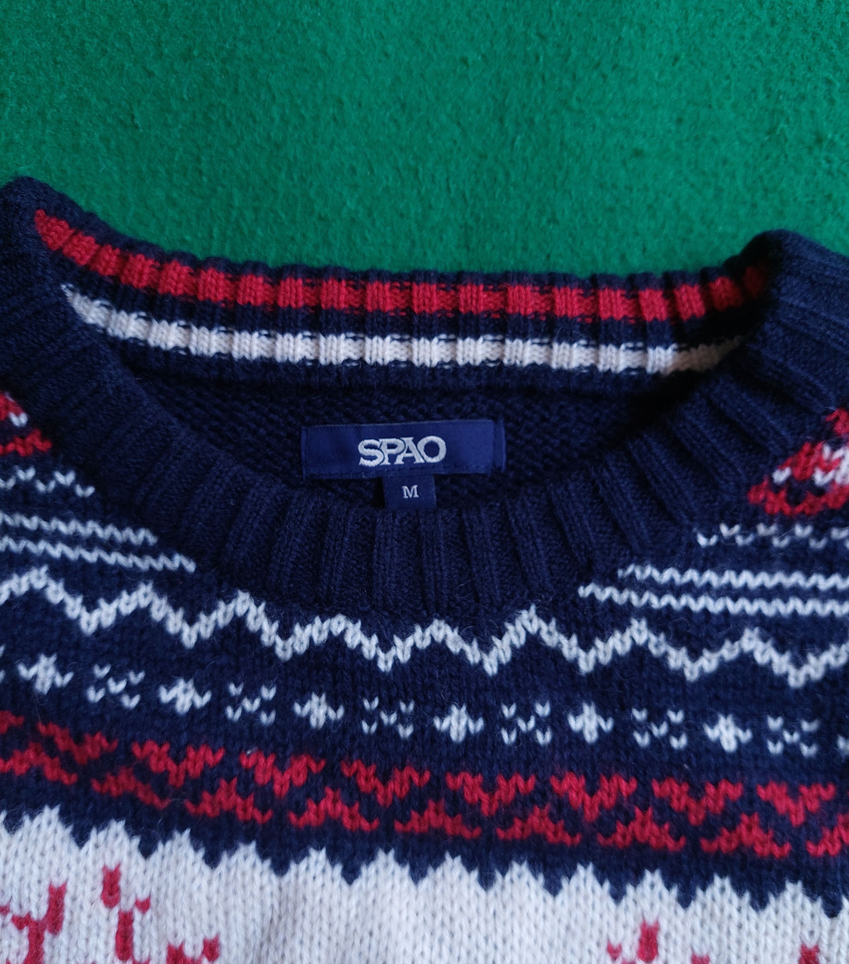Vintage SPAO KNITWEAR SWEATER PATTERN NAVAJO CHRISTMAS Size US M / EU 48-50 / 2 - 4 Thumbnail