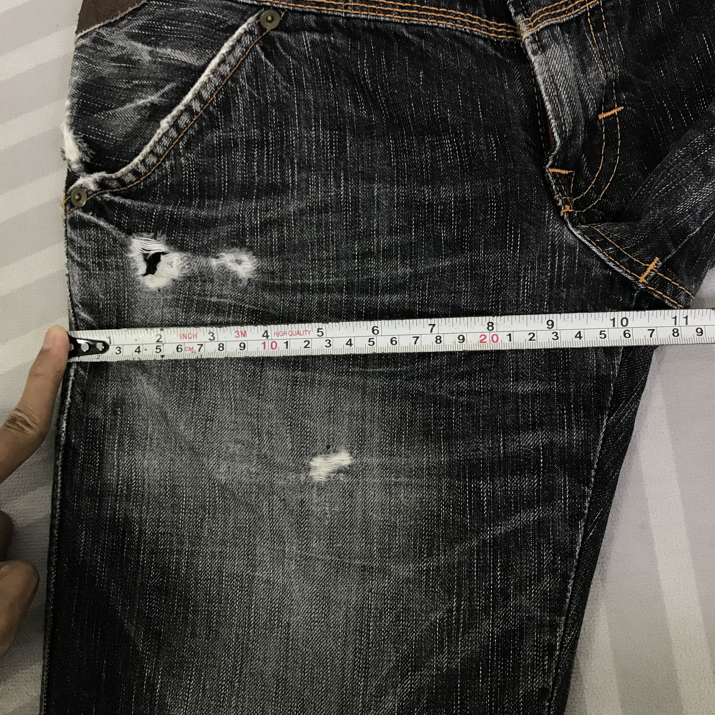 Edwin Vintage Edwin Black Faded Jeans pants K74B19 Size US 28 / EU 44 - 9 Thumbnail