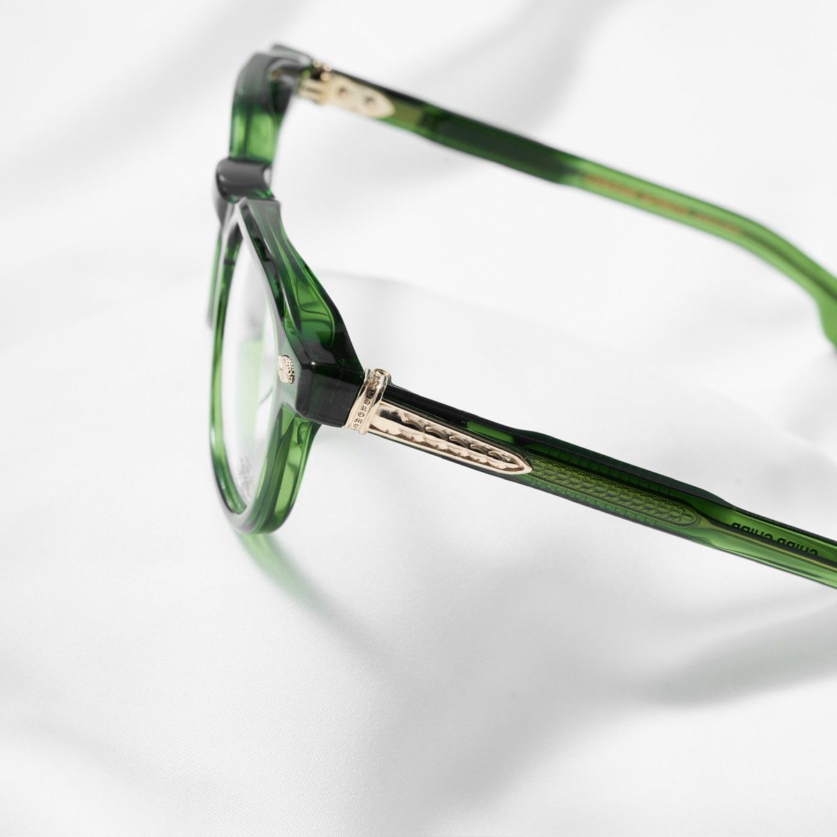 Chrome Hearts CHROME HEARTS CHIRP CHIRP DARK OLIVE GLASSES Size ONE SIZE - 3 Thumbnail