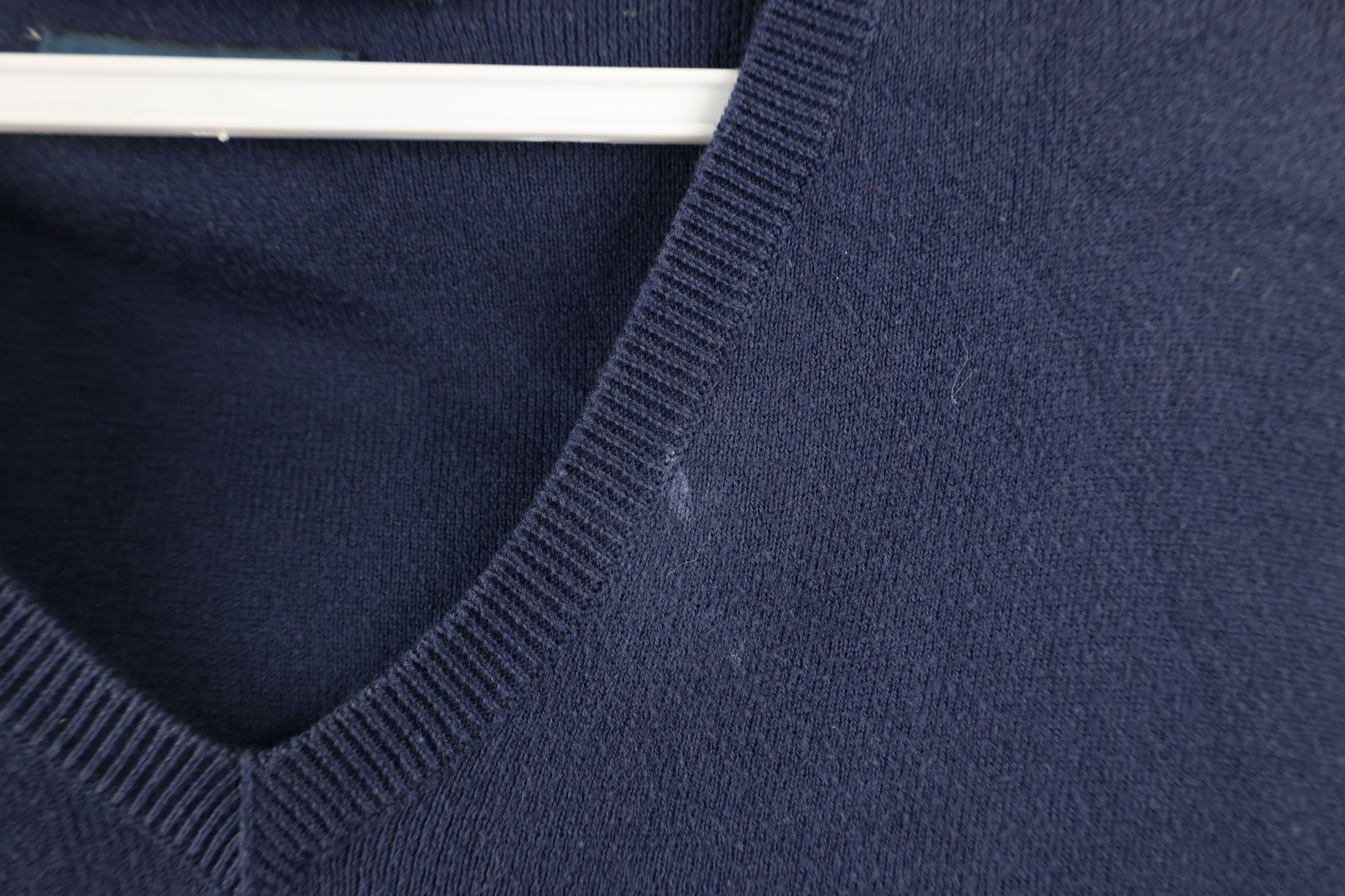 Polo Ralph Lauren Vintage 90s Ralph Lauren Pima Cotton Knit Sweater Vest Blue Size US S / EU 44-46 / 1 - 5 Thumbnail