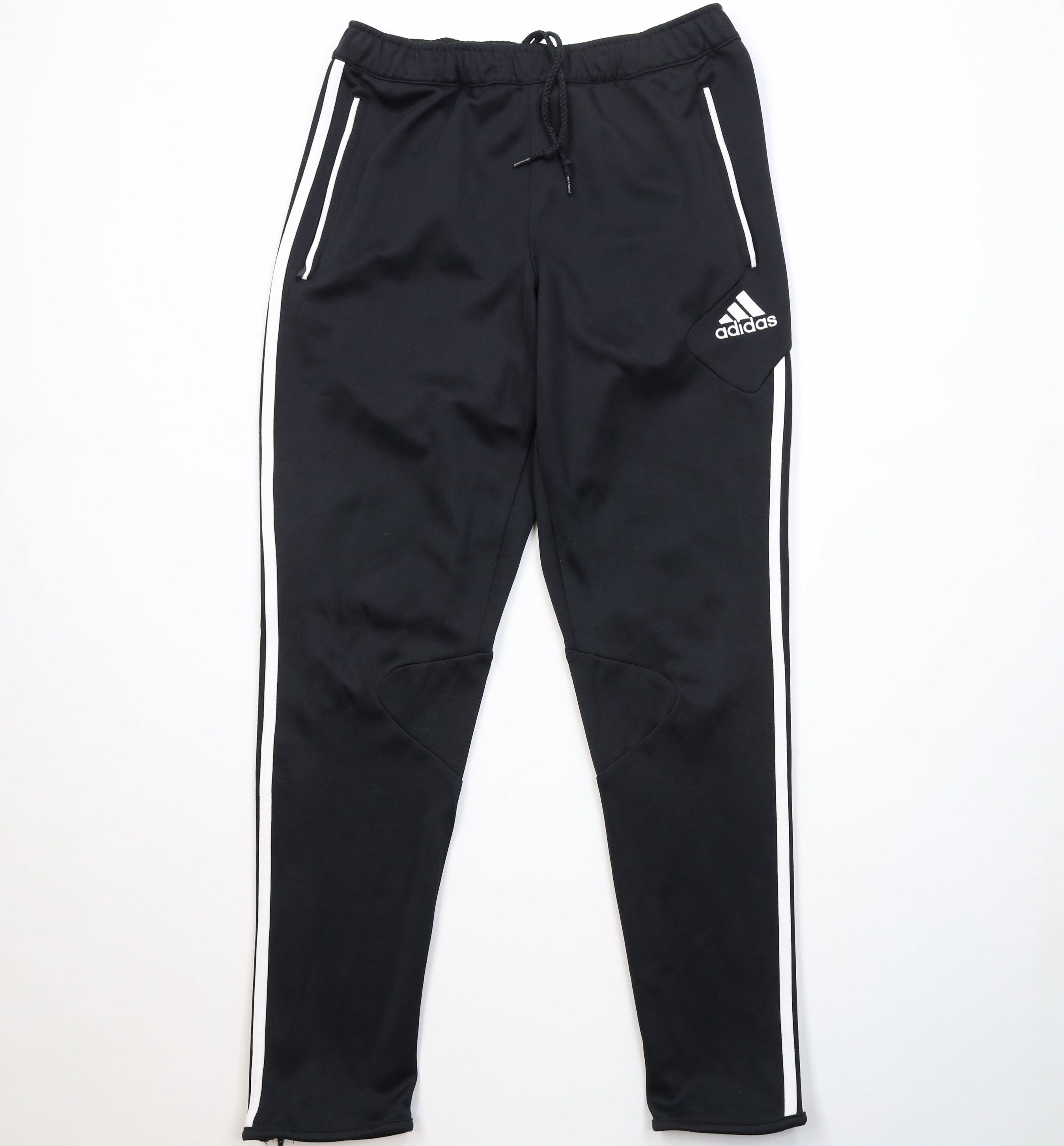 Adidas Vintage Y2K Adidas Tapered Leg Warm Up Soccer Pants Black Size US 34 / EU 50 - 1 Thumbnail
