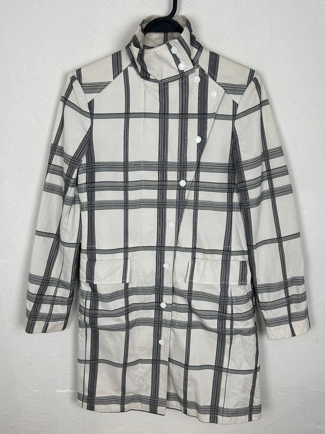 Burberry Burberry London Vintage Allover Check Trench Coat Size S / US 4 / IT 40 - 1 Thumbnail