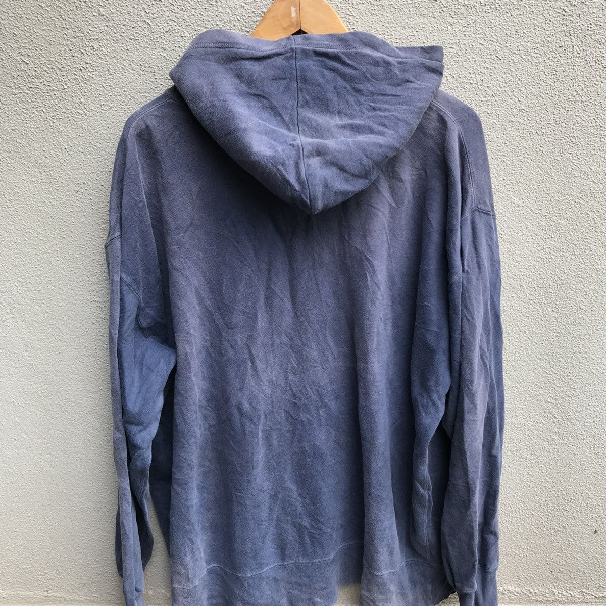 Stussy Vintage 90s STUSSY thrashed hoodie faded plain Size US XL / EU 56 / 4 - 3 Thumbnail