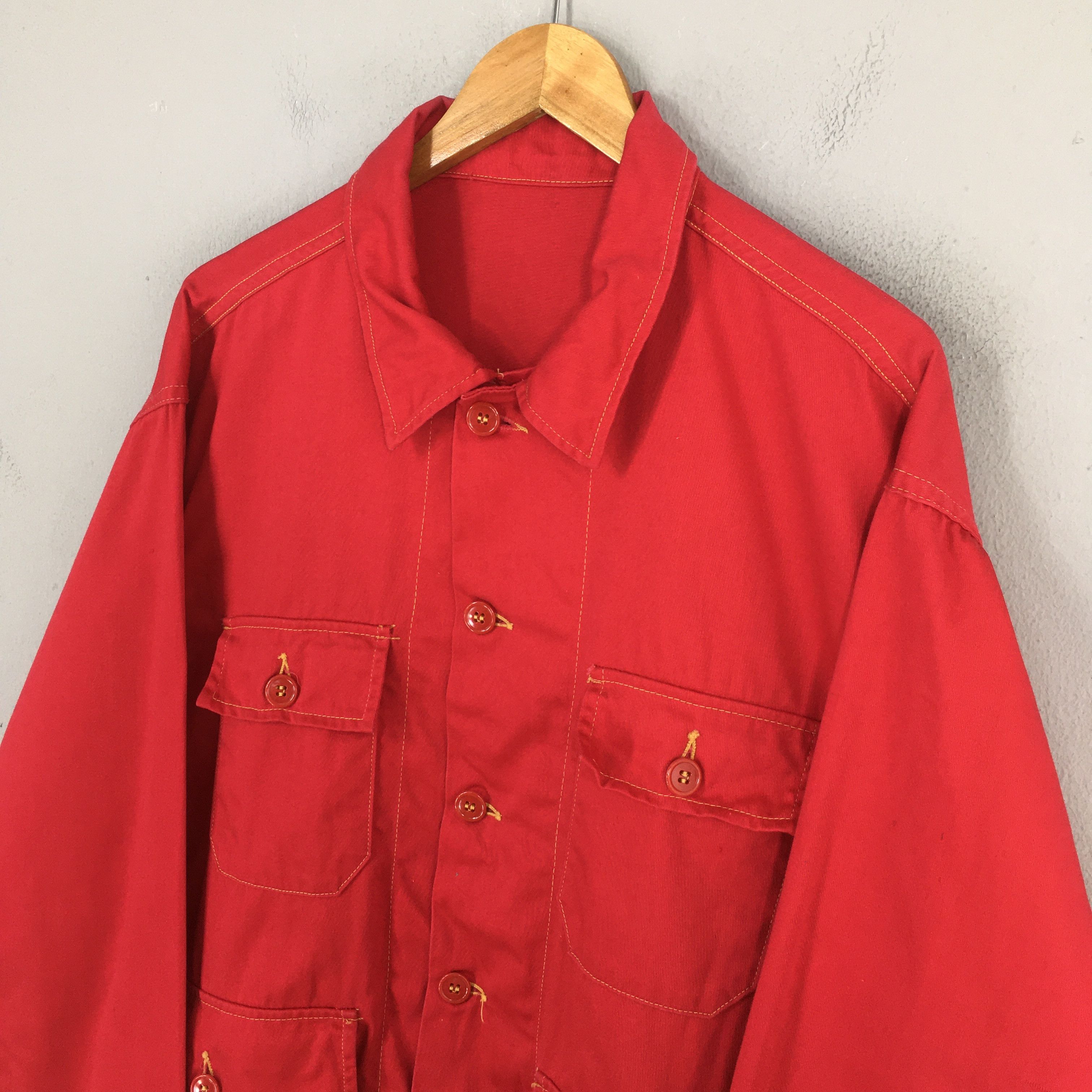 Sears Vintage 1950's Jc Higgins Sears Roebuck Hunting Jacket XL Size US XL / EU 56 / 4 - 4 Thumbnail