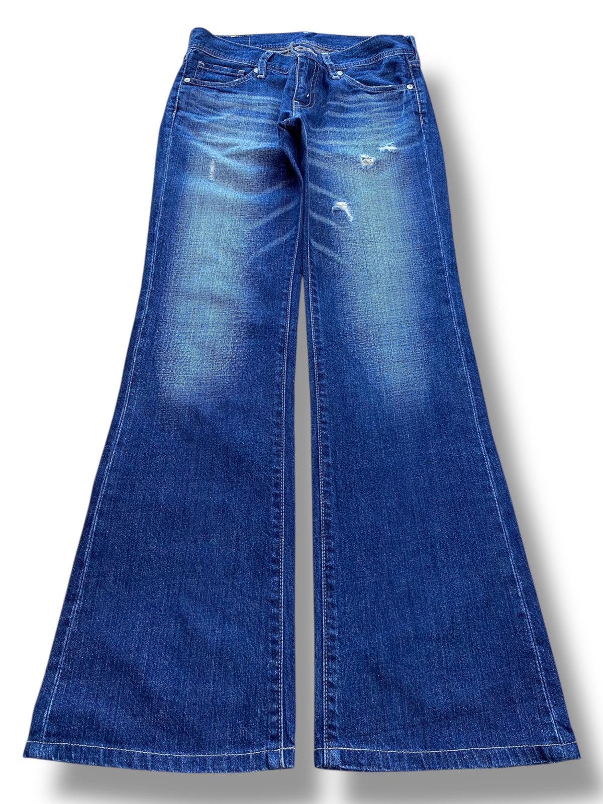 Levi's Levi’s Faded Blue Wash Style Boot Cut Leg Jeans Size US 28 / EU 44 - 1 Thumbnail