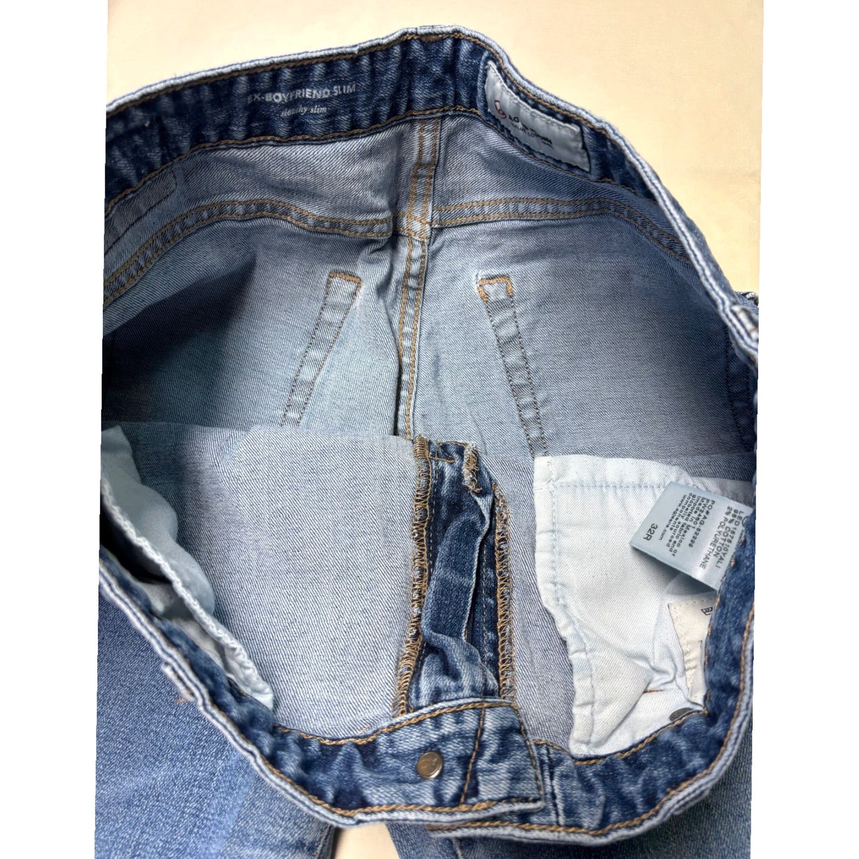 Vintage VINTAGE AG Adriano Goldschmied Ex Boyfriend Slim Jeans Medium Wash Women Size 32X27 Size 24" / US 00 / IT 34 - 4 Thumbnail