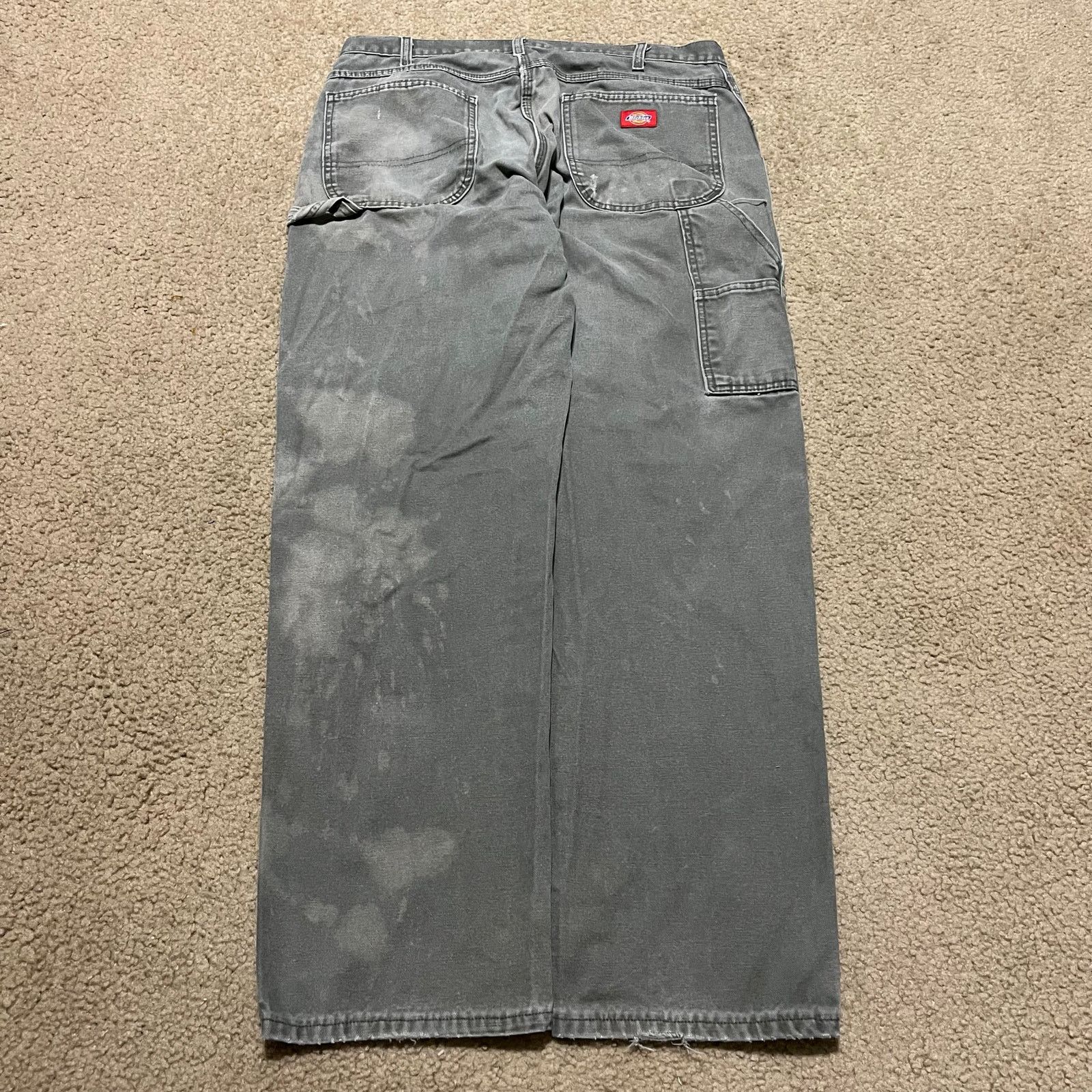 Dickies Dickies Carpenter Cargo Extreme Faded Olive Green Workpants Size US 36 / EU 52 - 2 Thumbnail