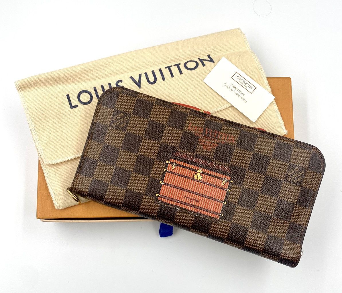 Louis Vuitton LOUIS VUITTON Damier Ebene Trunks and Locks Insolite Wallet Size ONE SIZE - 1 Thumbnail