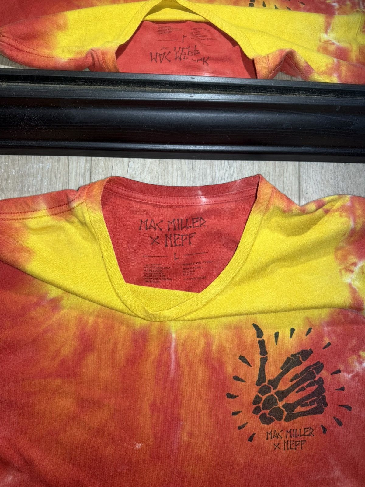 NEFF × Vintage Vintage / Y2K Rare Grail Mac Miller X Neff Skeleton Thumbs Size US L / EU 52-54 / 3 - 5 Thumbnail