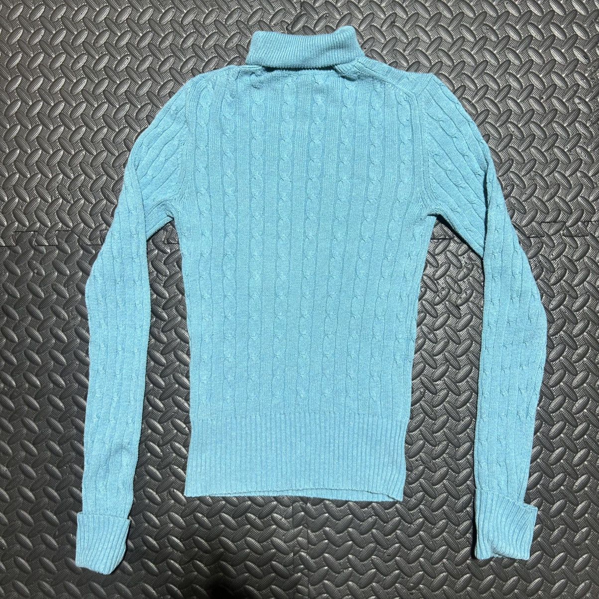 Gap Vintage Gap Turtleneck Sweater Cable Knit Crochet Y2K Small Size S / US 4 / IT 40 - 11 Thumbnail