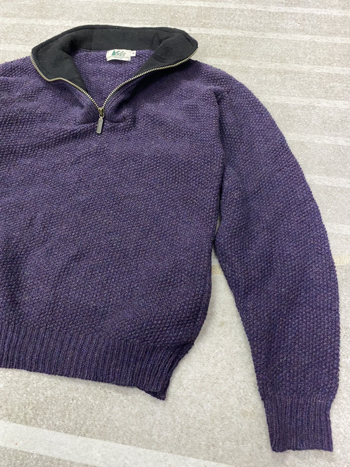 Rei × Vintage Vintage Rei Half Zipper Crochet Sweater Size US S / EU 44-46 / 1 - 1 Thumbnail