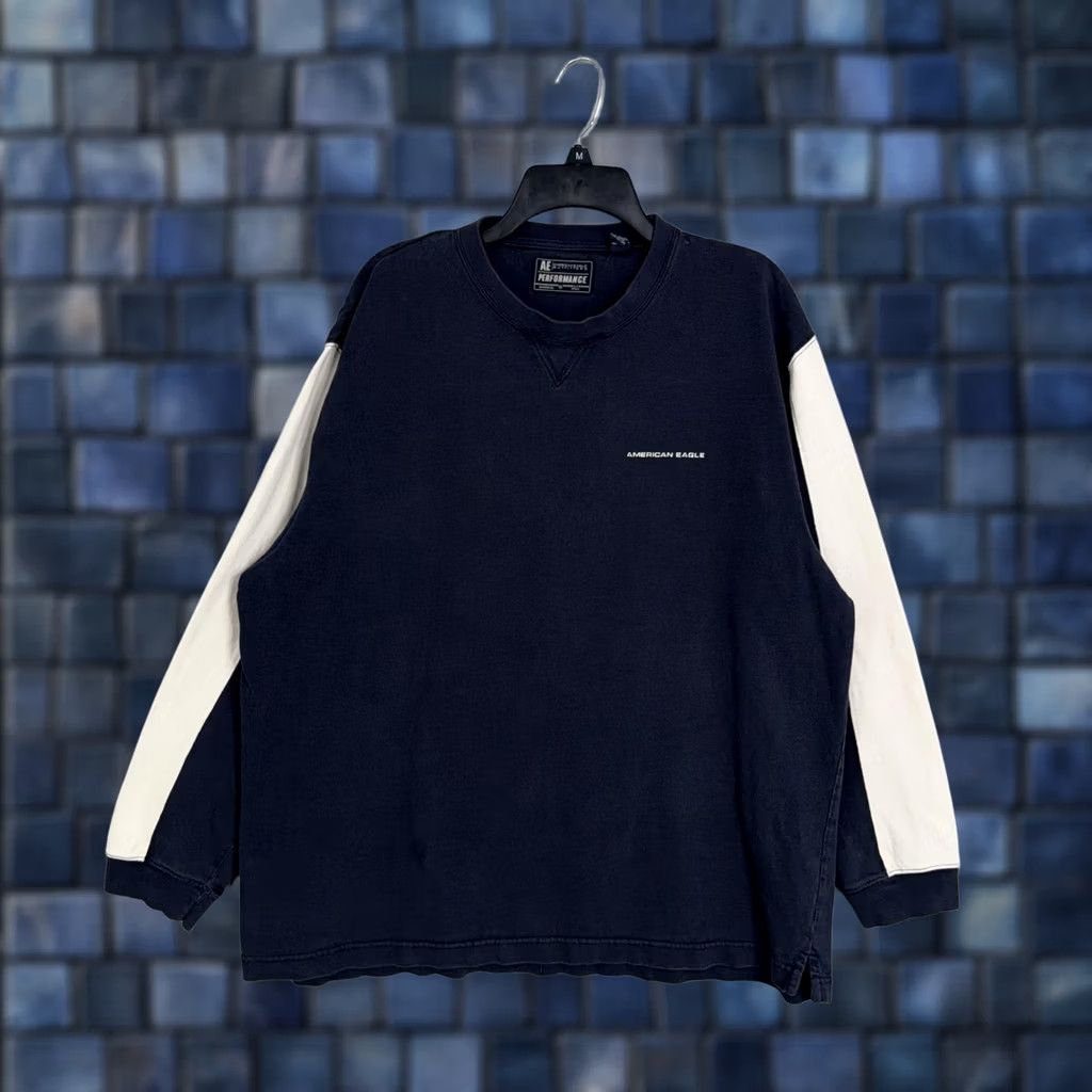 American Eagle Outfitters VINTAGE American Eagle Outfitters Shirt Mens XL Blue Sweatshirt Performance Crewneck Size US XL / EU 56 / 4 - 1 Thumbnail