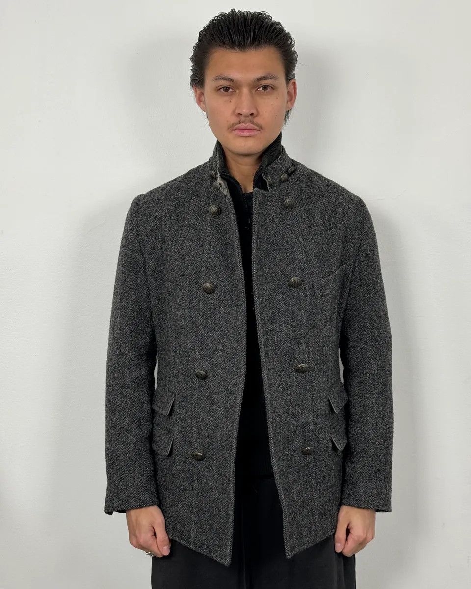 Dolce & Gabbana AW2008 Dolce & Gabbana Grey Wool Buttoned Coat Size US M / EU 48-50 / 2 - 2 Thumbnail