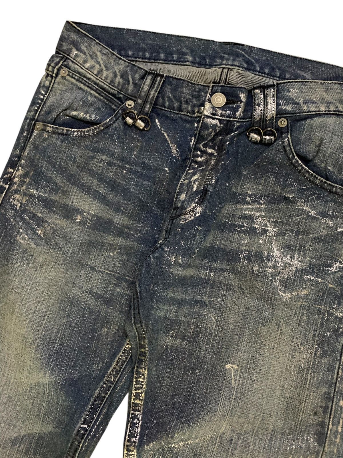 BUFFALO BOBS 💥Buffalo Bobs Silver Style Dior Waxed Clawmark Denim Size US 32 / EU 48 - 5 Thumbnail