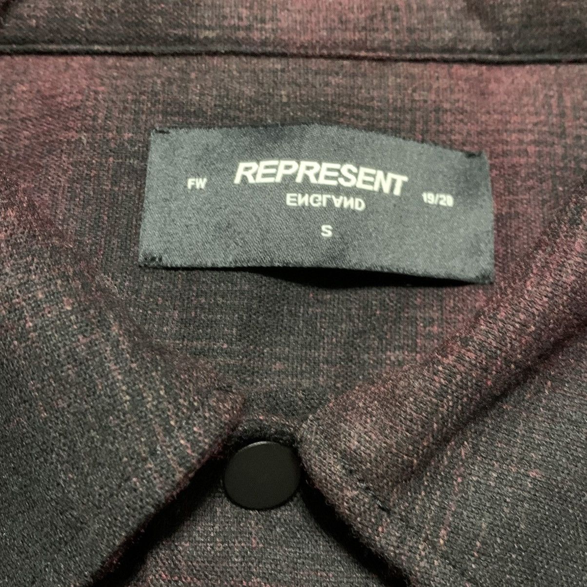 Represent Clo. Represent Small Shirt Button Check Burgundy Shirt Top Size US S / EU 44-46 / 1 - 6 Thumbnail