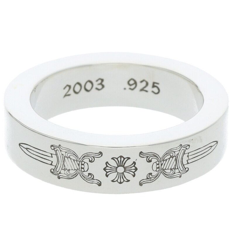 Chrome Hearts Chrome Hearts 6mm Spacer Dagger Silver Ring | Grailed