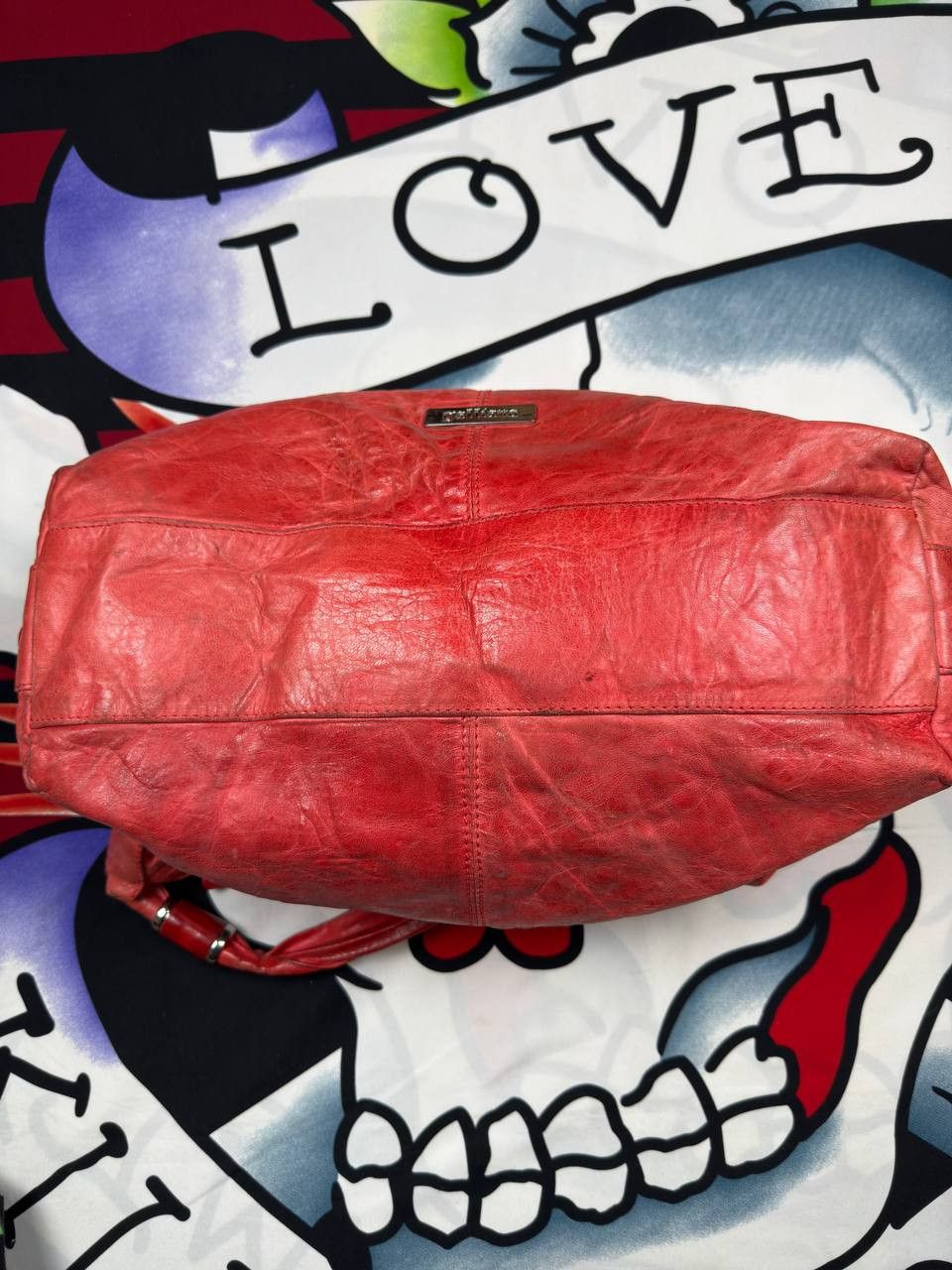 John Galliano Vintage John Galliano Luxury rare red Leather bag Size ONE SIZE - 6 Thumbnail