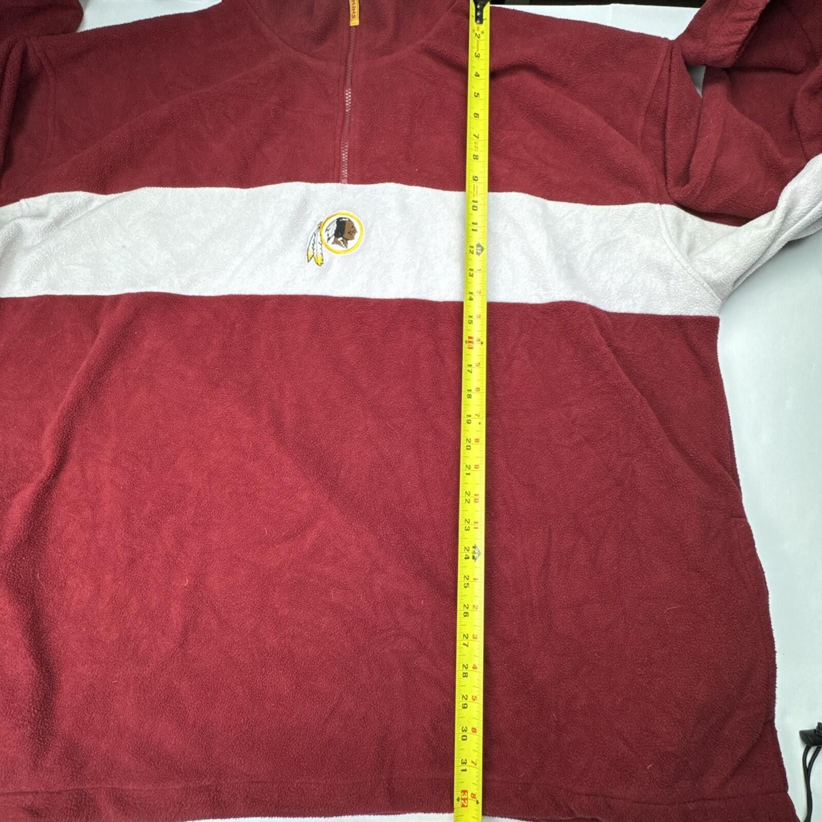 NFL VTG Washington Redskins NFL Fleece Pullover Quarter Zip 5XT Size US XXL / EU 58 / 5 - 4 Thumbnail
