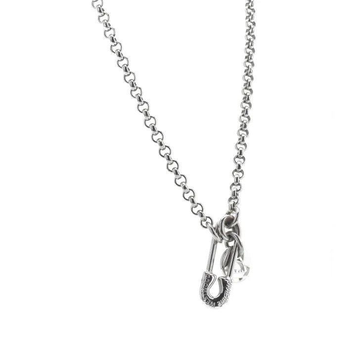 Vivienne Westwood Vivienne Westwood Silver Imogene Safety Pin Necklace Size ONE SIZE - 7 Thumbnail