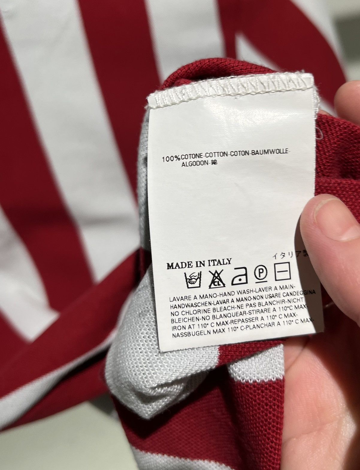 Maison Margiela 2008 Striped Jersey T-Shirt Size US XS / EU 42 / 0 - 7 Thumbnail