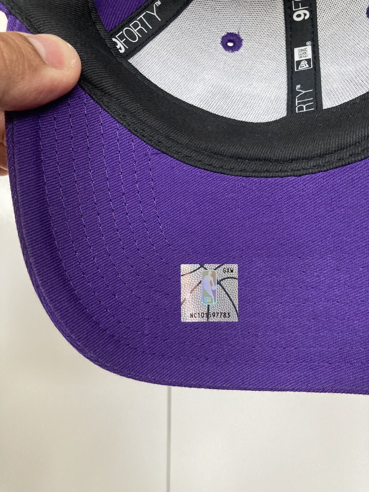 New Era NEW ERA 9FORTY LOS ANGELES LAKERS HAT CAP NBA BASKETBALL OSF Size ONE SIZE - 15 Thumbnail