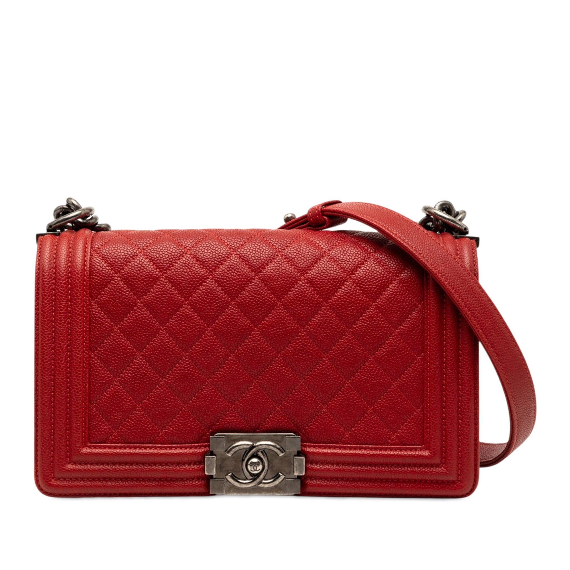 Chanel Old Medium Quilted Caviar Boy Flap Size ONE SIZE - 1 Thumbnail